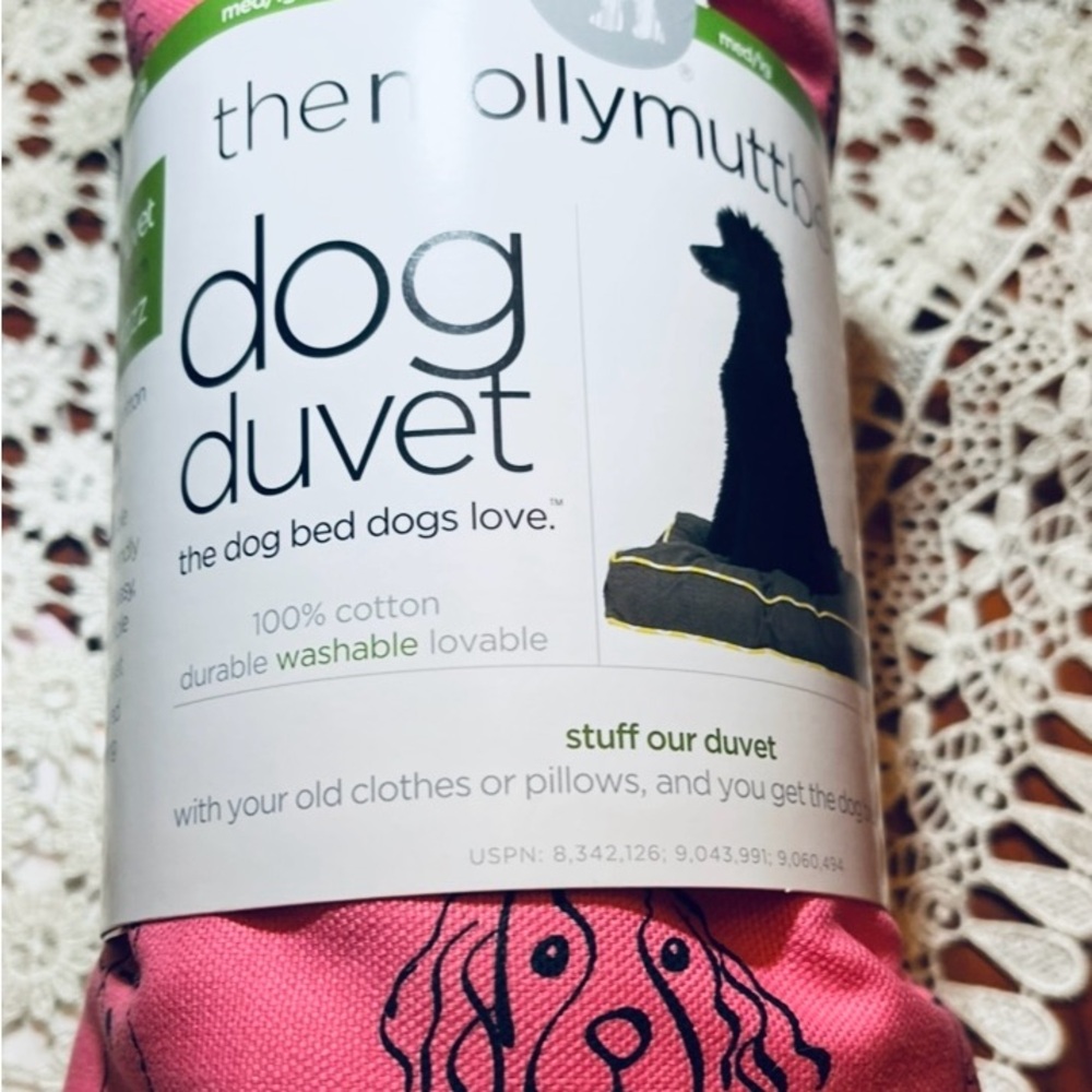 Molly Mutt Dog Duvet M/L - 100% Cotton, Machine Washable and Durable NWT